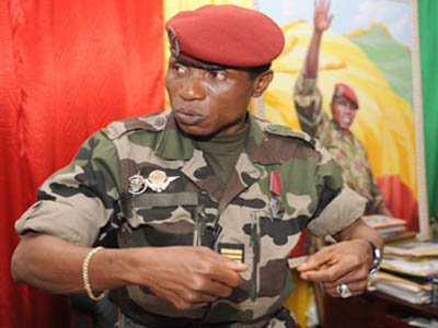 Capitán Mousa Dadis Camara, ex presidente de Guinea.